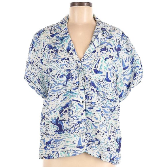 π¨ 50% OFF BUNDLES! π¨ NWT MAEVE by ANTHROPOLOGIEβ Classic Surf Shirt - Picture 2 of 11